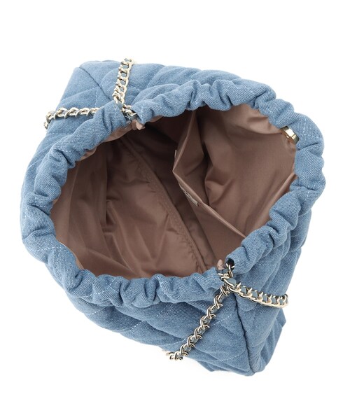 SHOO・LA・RUE（シューラルー）の「◆キルティングチェーンショルダーバッグ（ショルダーバッグ・レディース・ブルー系その他5/ブラック/サックスブルー系3・00）」の14枚目の写真