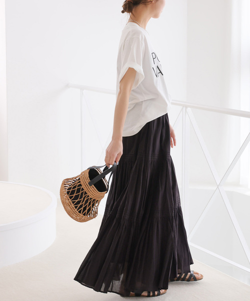 JOURNAL STANDARD relume（ジャーナルスタンダード　レリューム）の「クリアコットンロゴプリントTEE（Tシャツ/カットソー・レディース・ネイビー/ホワイト・FREE）」の13枚目の写真