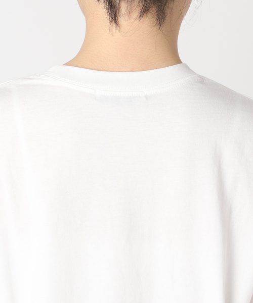 JOURNAL STANDARD relume（ジャーナルスタンダード　レリューム）の「クリアコットンロゴプリントTEE（Tシャツ/カットソー・レディース・ネイビー/ホワイト・FREE）」の19枚目の写真