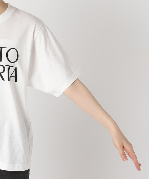 JOURNAL STANDARD relume（ジャーナルスタンダード　レリューム）の「クリアコットンロゴプリントTEE（Tシャツ/カットソー・レディース・ネイビー/ホワイト・FREE）」の20枚目の写真