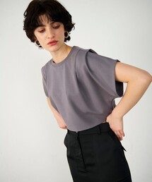GRACE CONTINENTAL | タックショートトップ(Tシャツ/カットソー)