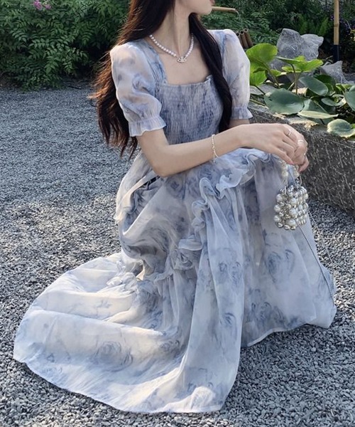 フラワーシアーワンピース（ワンピース）｜Twinkle;pm（トゥインクルピーエム）