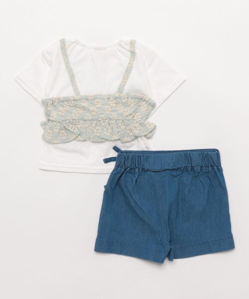 petit main（プティマイン）の「【リンク】レースセットアップ(キッズ)（セットアップ・キッズ・ベージュ/ライトブルー・130cm/120cm/100cm/110cm/90cm/80ｃｍ）」の16枚目の写真