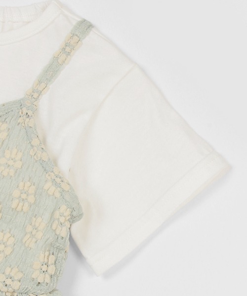 petit main（プティマイン）の「【リンク】レースセットアップ(キッズ)（セットアップ・キッズ・ベージュ/ライトブルー・130cm/120cm/100cm/110cm/90cm/80ｃｍ）」の7枚目の写真