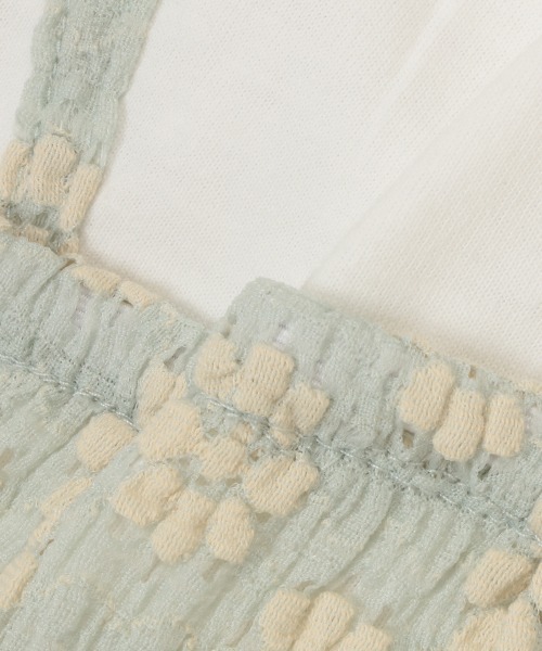 petit main（プティマイン）の「【リンク】レースセットアップ(キッズ)（セットアップ・キッズ・ベージュ/ライトブルー・130cm/120cm/100cm/110cm/90cm/80ｃｍ）」の9枚目の写真