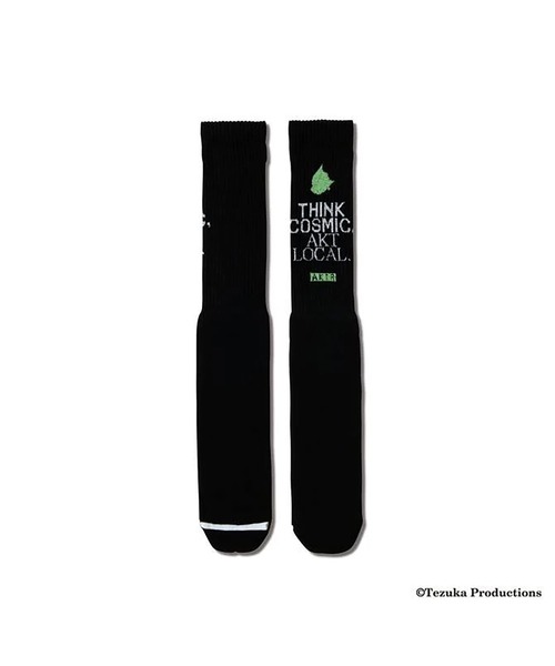 AKTR（アクター）の「AKTR ATOMxAKTR MONSTER SOCKS（アクター アトム×アクター モンスター ソックス）（ソックス/靴下・メンズ・ホワイト/ブラック・FREE）」の4枚目の写真