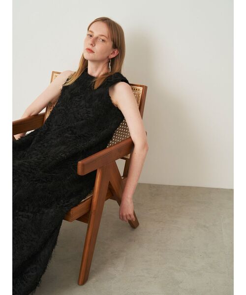 ELENDEEK（エレンディーク）の「フェザータッチバルーンワンピース（ワンピース・レディース・ブラック/オフホワイト・02/01）」の10枚目の写真