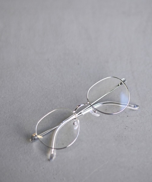 Marient(マリエント)の「Slim Frame Glasses(メガネ・レディース・シルバー・FREE)」の1枚目の写真