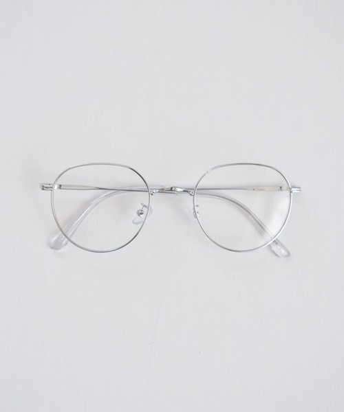 Marient(マリエント)の「Slim Frame Glasses(メガネ・レディース・シルバー・FREE)」の3枚目の写真