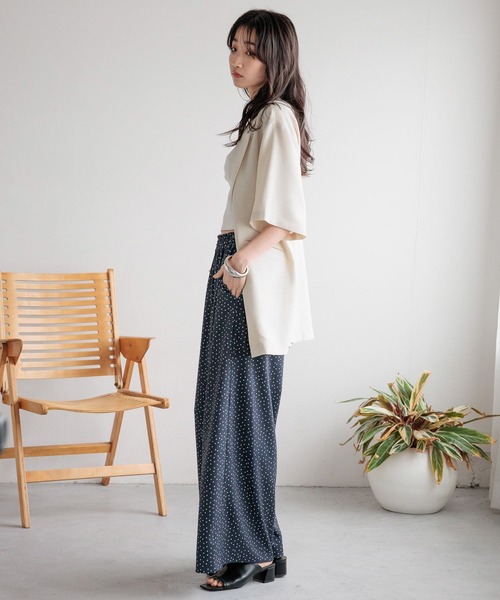 LOWRYS FARM(ローリーズファーム)の「ガラワイドイージーパンツ 111625(その他パンツ・レディース・ネイビー/ブラウン/ブラック・FREE)」の22枚目の写真