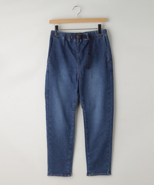 &Bridge(アンドブリッジ)の「seeset(シーセット) ウエスト調節付きデニムパンツ(アンクル丈)(デニムパンツ・レディース・ターコイズブルー系9/グレー・02/03)」の3枚目の写真