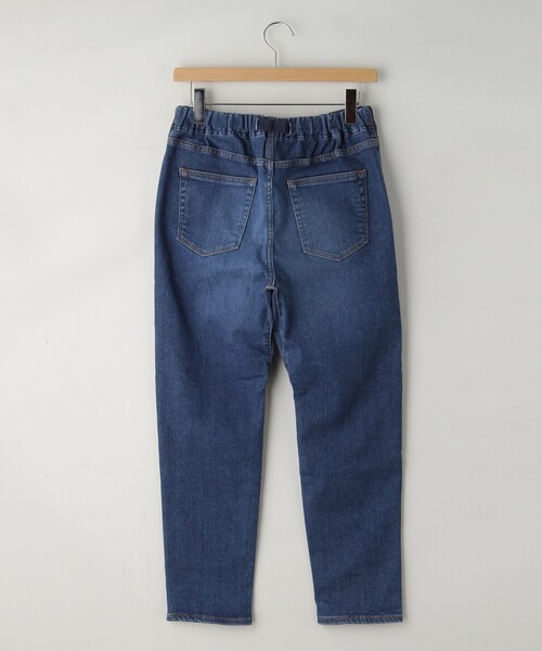 &Bridge(アンドブリッジ)の「seeset(シーセット) ウエスト調節付きデニムパンツ(アンクル丈)(デニムパンツ・レディース・ターコイズブルー系9/グレー・02/03)」の4枚目の写真