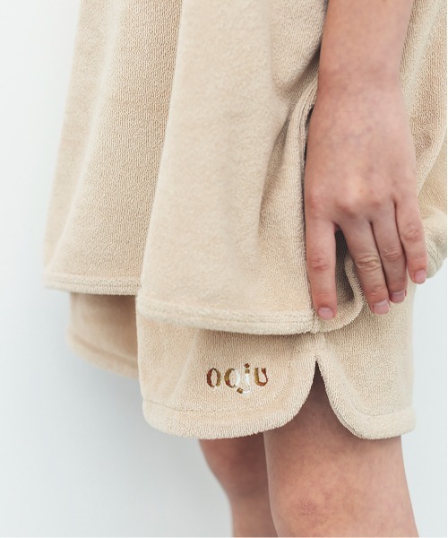 ooju（オージュ）の「【ooju】パイルショーツ（その他パンツ・キッズ・イエロー/ベージュ/ネイビー/グリーン/ピンク・1/2/3/4）」の2枚目の写真
