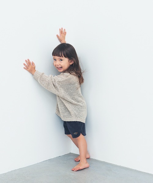 ooju（オージュ）の「【ooju】パイルショーツ（その他パンツ・キッズ・イエロー/ベージュ/ネイビー/グリーン/ピンク・1/2/3/4）」の8枚目の写真