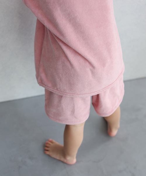 ooju（オージュ）の「【ooju】パイルショーツ（その他パンツ・キッズ・イエロー/ベージュ/ネイビー/グリーン/ピンク・1/2/3/4）」の19枚目の写真