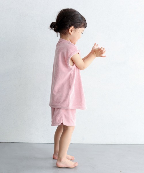 ooju（オージュ）の「【ooju】パイルショーツ（その他パンツ・キッズ・イエロー/ベージュ/ネイビー/グリーン/ピンク・1/2/3/4）」の18枚目の写真