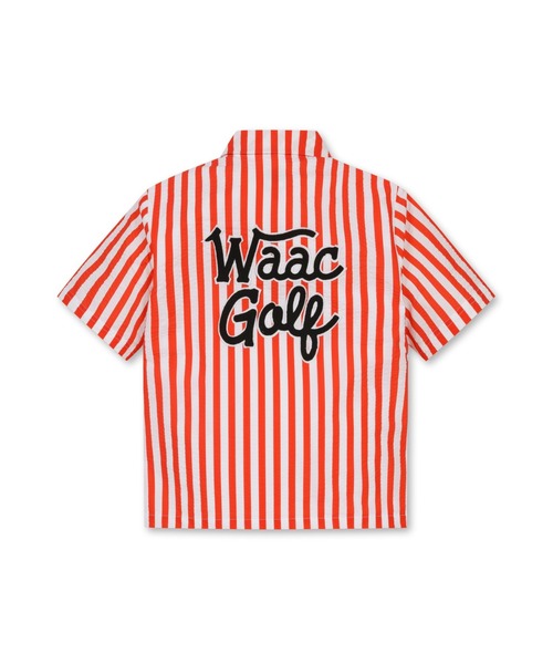 WAAC シアサッカー半袖ブラウス 美品 セール】WOMEN'S シアサッカー半袖ブラウス(シャツ/ブラウス