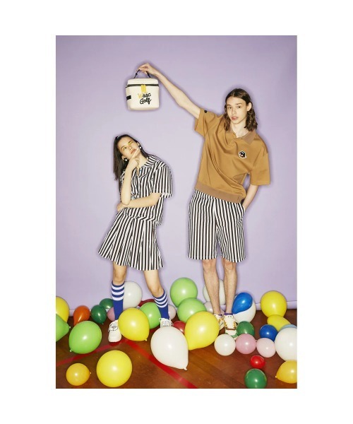 WAAC(ワック)の「WOMEN’S シアサッカー半袖ブラウス(シャツ/ブラウス・レディース・レッド/ブラウン・3/2/1)」の11枚目の写真