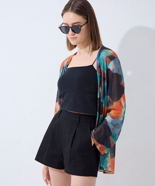 FOREVER 21(フォーエバー トゥエンティーワン)の「【2024SS】フロントリボン柄シャツ(シャツ/ブラウス・レディース・オレンジ/ブラック・FREE)」の21枚目の写真