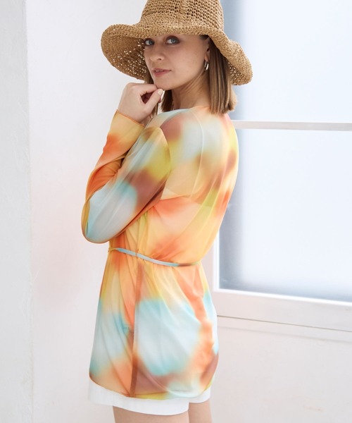 FOREVER 21(フォーエバー トゥエンティーワン)の「【2024SS】フロントリボン柄シャツ(シャツ/ブラウス・レディース・オレンジ/ブラック・FREE)」の11枚目の写真