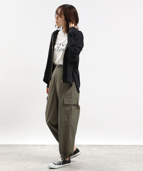 GLOBAL WORK Smile Seed Store(グローバルワーク スマイルシードストア)の「UVドライジップパーカー/112811(パーカー・レディース・グレイッシュベージュ/チャコール/ブラック/サックスブルー・MEDIUM/SMALL/X-LARGE/LARGE)」の17枚目の写真