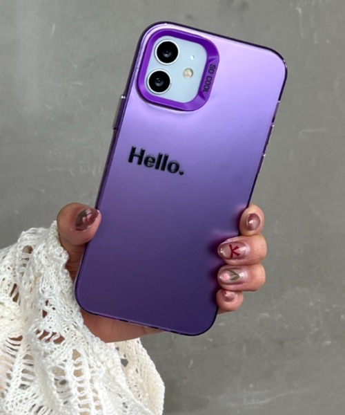 セール】Hello 英字ロゴ マット サラサラ / スマホカバー iPhoneケース