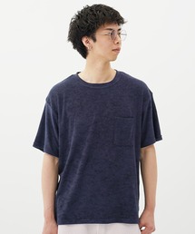 接触冷感パイルポケット付きTシャツ