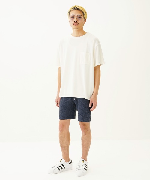 En serio TOKYO(エンソリオトーキョー)の「接触冷感パイルポケット付きTシャツ(Tシャツ/カットソー・メンズ・ベージュ/ネイビー/ピンク/ホワイト/ブラック・MEDIUM/LARGE/X-LARGE)」の7枚目の写真