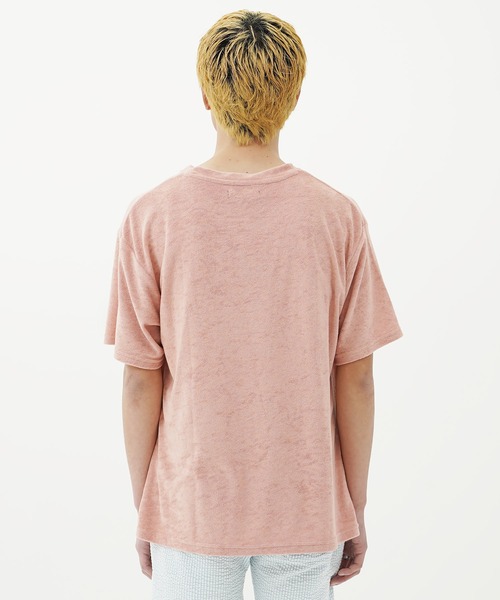 En serio TOKYO(エンソリオトーキョー)の「接触冷感パイルポケット付きTシャツ(Tシャツ/カットソー・メンズ・ベージュ/ネイビー/ピンク/ホワイト/ブラック・MEDIUM/LARGE/X-LARGE)」の18枚目の写真