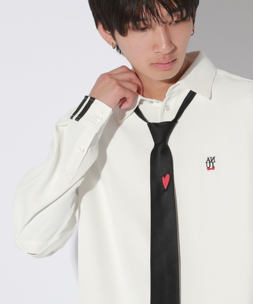 Anui（アニュイ）の「【UNISEX/あやせりんてコラボ】ハートエンブロネクタイ（ネクタイ・レディース・ブラック・FREE）」の15枚目の写真
