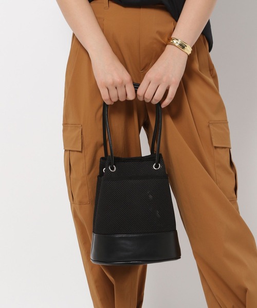 HEREIAM(ヘレイアム)の「【HEREIAM】バケットメッシュBAG(ショルダーバッグ・レディース・ブラック/ベージュ・FREE)」の7枚目の写真