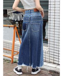 EVRIS | リメイクデザインロングデニムスカート(デニムスカート)