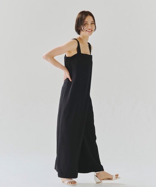RASW（ラス）の「[RASW]ドレープアシメオールインワン（つなぎ/オールインワン・レディース・ブラック/ネイビー・M）」の19枚目の写真