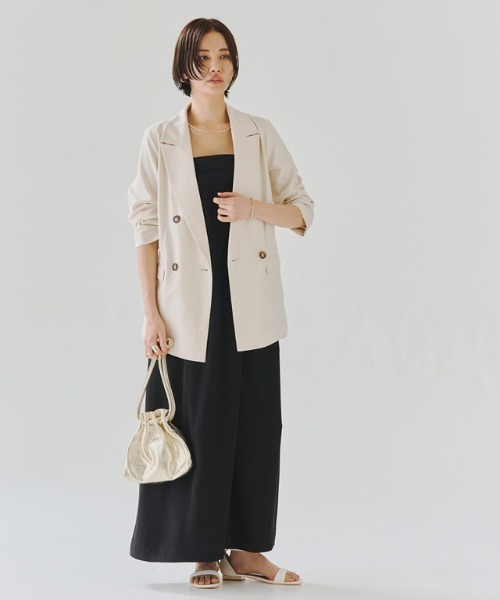 RASW（ラス）の「[RASW]ドレープアシメオールインワン（つなぎ/オールインワン・レディース・ブラック/ネイビー・M）」の13枚目の写真