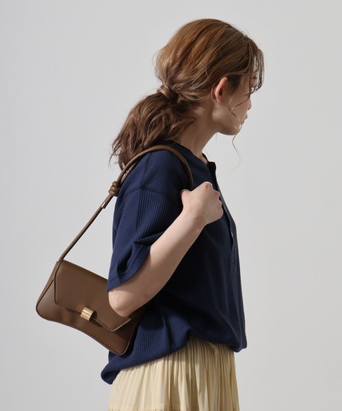 JEMORGAN（ジェーイーモーガン）の「JEMORGAN ワッフル/フライス 半袖ヘンリーネックT (パック)（Tシャツ/カットソー・メンズ・ホワイト/ネイビー/カーキ/ブラック/杢グレー/ナチュラル/チャコール/オフホワイト/ブラック系その他/グレー系その他・XL/L/M/S）」の11枚目の写真