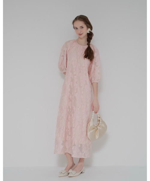 累計2500枚突破【結婚式/オケージョン】jacquard dress（ワンピース