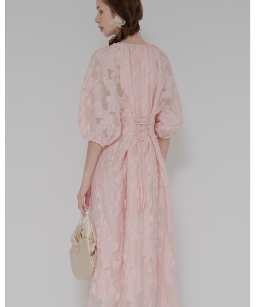 累計2500枚突破【結婚式/オケージョン】jacquard dress（ワンピース