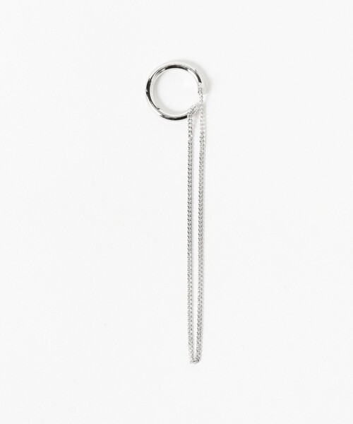 Ray BEAMS（レイビームス）の「ロングチェーン イヤーカフ（イヤーカフ・レディース・シルバー/ゴールド・ONE SIZE）」の3枚目の写真
