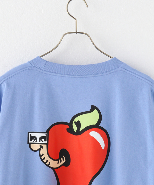 OBEY（オベイ）の「OBEY APPLE OF MY EYE　165263785（Tシャツ/カットソー・メンズ・パープル・MEDIUM）」の4枚目の写真