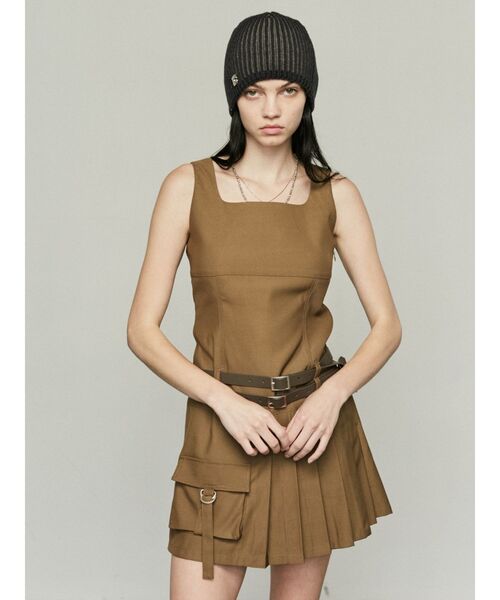 EMODA（エモダ）の「ボックスEマークビーニー（ニットキャップ/ビーニー・レディース・ブラック/グレー・FREE）」の6枚目の写真