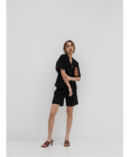 Katrin TOKYO(カトリーントーキョー)の「eyelet bermuda pants(その他パンツ・レディース・アイボリー/ブラック/カーキ・FREE/XS)」の7枚目の写真