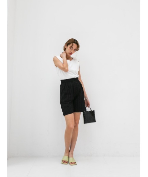 Katrin TOKYO(カトリーントーキョー)の「eyelet bermuda pants(その他パンツ・レディース・アイボリー/ブラック/カーキ・FREE/XS)」の10枚目の写真