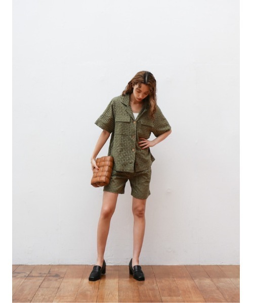 Katrin TOKYO(カトリーントーキョー)の「eyelet bermuda pants(その他パンツ・レディース・アイボリー/ブラック/カーキ・FREE/XS)」の18枚目の写真