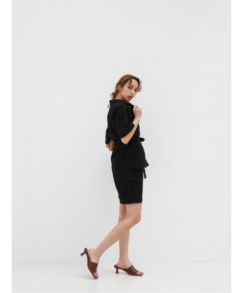 Katrin TOKYO(カトリーントーキョー)の「eyelet bermuda pants(その他パンツ・レディース・アイボリー/ブラック/カーキ・FREE/XS)」の8枚目の写真