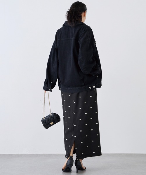 セール】刺繍ナロースカート（スカート）｜LAVEANGE（ラビ