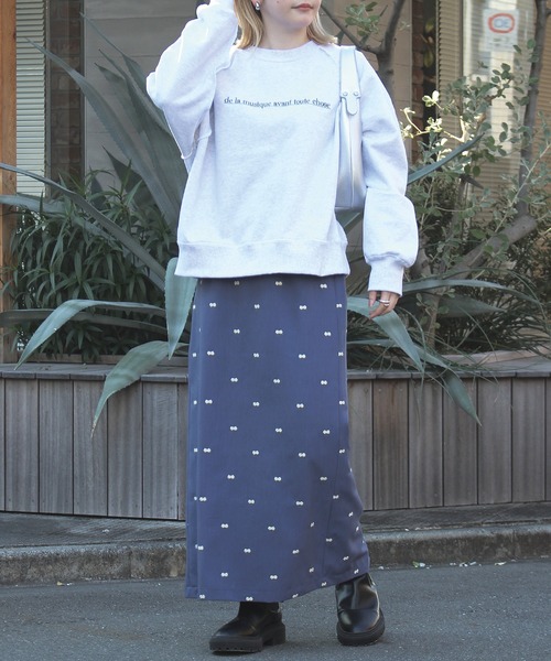 セール】刺繍ナロースカート（スカート）｜LAVEANGE（ラビ