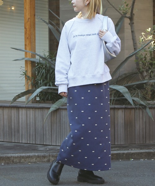 セール】刺繍ナロースカート（スカート）｜LAVEANGE（ラビ