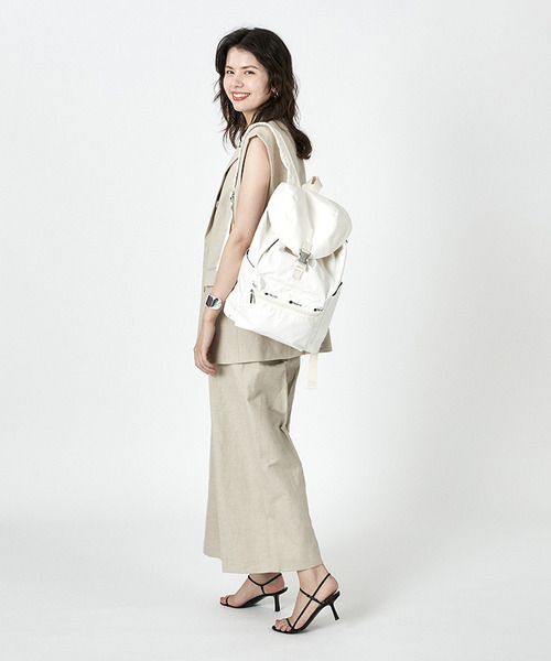 未使用！神崎恵×レスポSMART FLAP BACKPACK2 メレンゲホワイト Amazon.co.jp: レスポ 神崎恵 SMART FLAP BACKPACK2メレンゲ