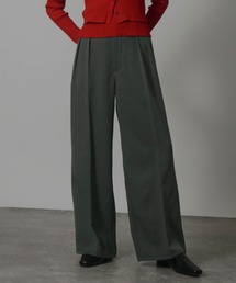 Social GIRL | ハイウエストセンタープレスワイドパンツ スラックス(スラックス)