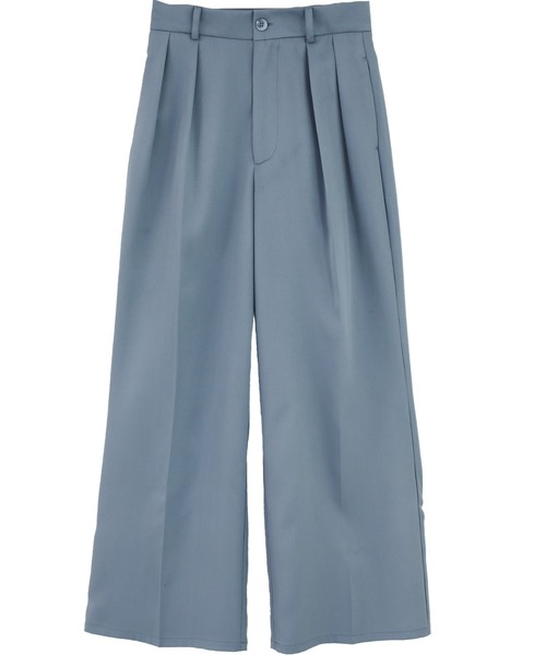 Social GIRL（ソーシャルガール）の「ハイウエストセンタープレスワイドパンツ スラックス（スラックス・レディース・ブルーグレー/グレー/アイボリー/ブラック/チャコール/モカ・L/M）」の15枚目の写真